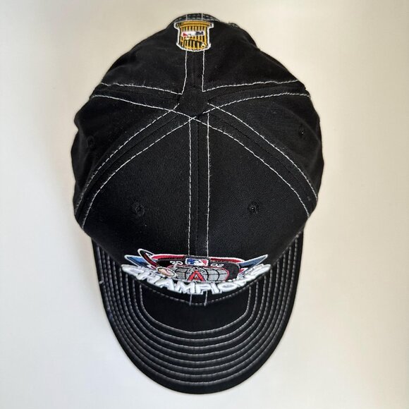 VTG ANAHEIM ANGELS 2002 World Series Champions Baseball Hat New Era Strap Cap - Picture 10 of 10